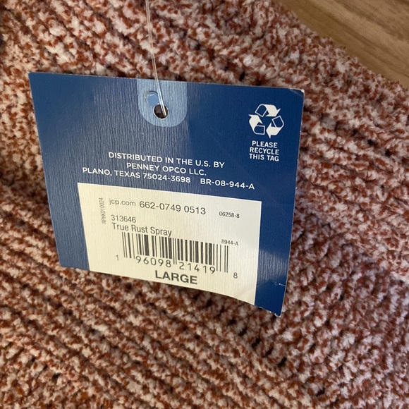 Arizona , brand new with tags , crop velour sweater ! Soft and cute.pale pink - Picture 2 of 4